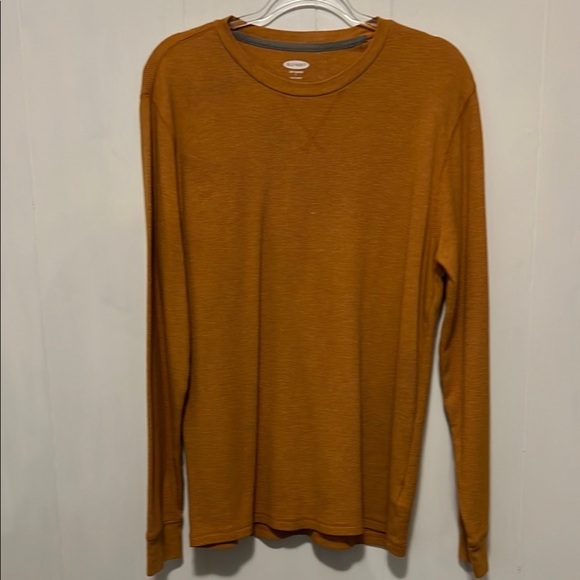 Men's Rust Long Sleeve Thermal Shirt Size Large - Picture 1 of 5